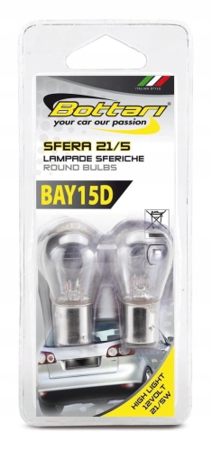Żarówki samochodowe BAY15D 12V 21/5W High Light – komplet 2 szt.