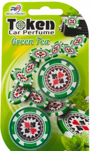 Zapach samochodowy Casino Green Tea – 2 aplikatory do kratki wentylacyjnej