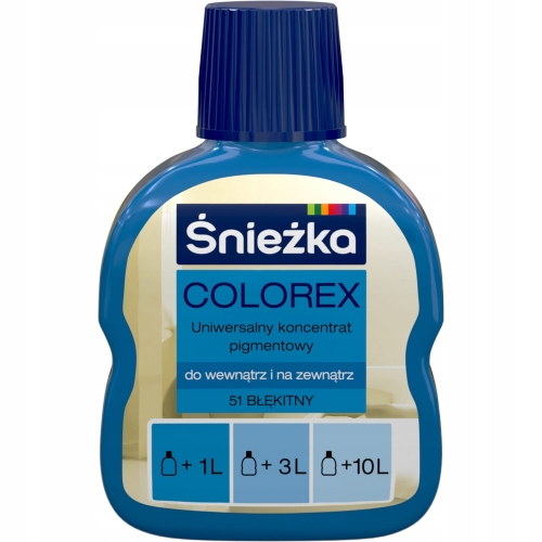 Pigment barwiący pigment Śnieżka 0,1 l 51 błękitny