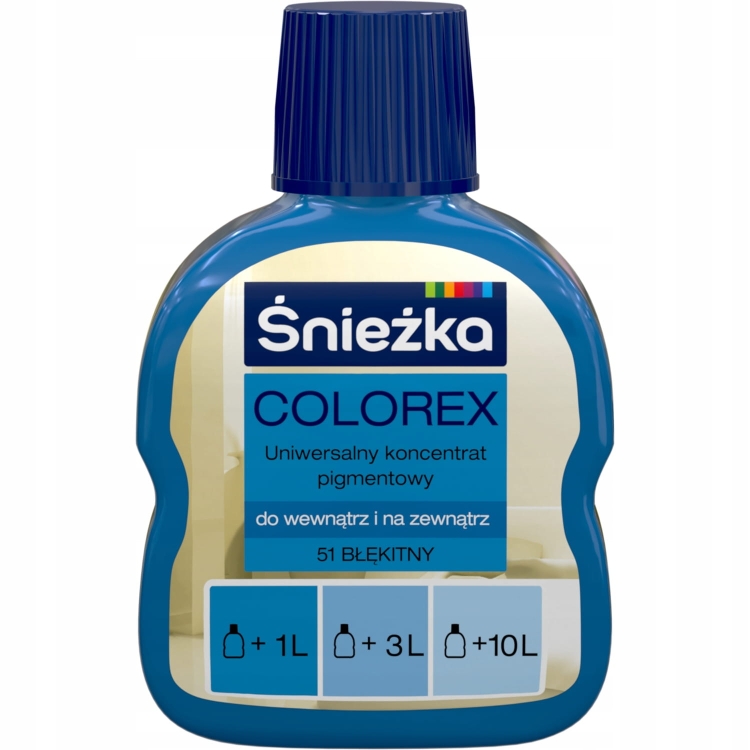 Pigment barwiący pigment Śnieżka 0,1 l 51 błękitny