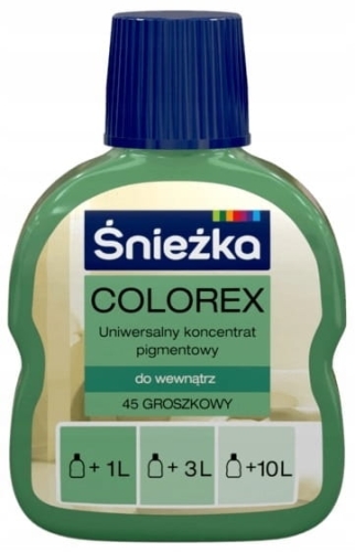 Pigment barwiący pigment Śnieżka 0,1 l 45 groszkowy