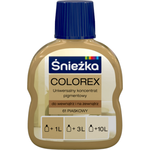 Pigment barwiący pigment Śnieżka 0,1 l 61 piaskowy