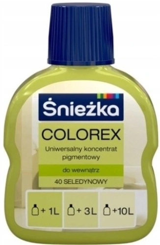 Pigment barwiący pigment Śnieżka 0,1 l 40 seledynowy