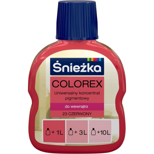 Pigment barwiący pigment Śnieżka 0,1 l 23 czerwony