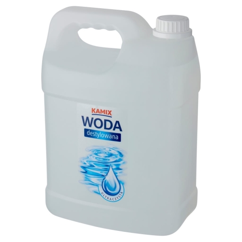 Woda destylowana 5L do laboratorium, kosmetyki, akwarystyki, żelazek