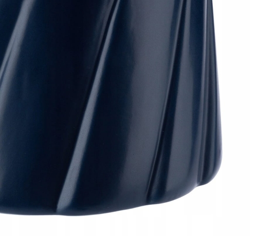 Osłonka ceramiczna granatowa 14,5cm – stylowa donica na kwiaty