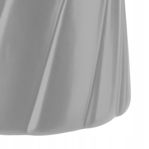 Osłonka ceramiczna GABRIEL Verdenia szara 12,2cm – elegancka do kwiatów