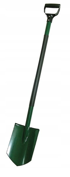 Szpadel ostry Kard metalowy 115 cm stalowa głowica 17 cm