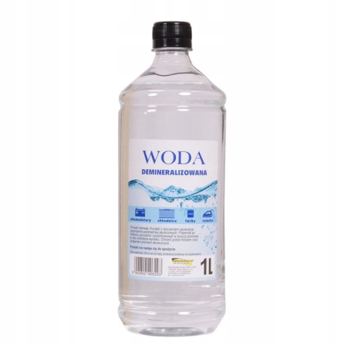 Woda demineralizowana Bottari 1L – czysta woda do żelazek i akumulatorów