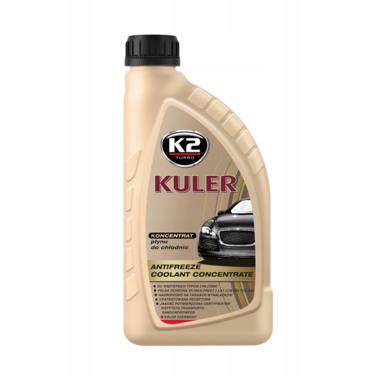 K2 KULER G12 1L – koncentrat płynu do chłodnic, ochrona do –35°C