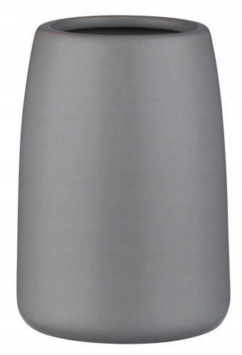 Kubek łazienkowy ALBANO szary 350 ml – ceramika, ALSEA