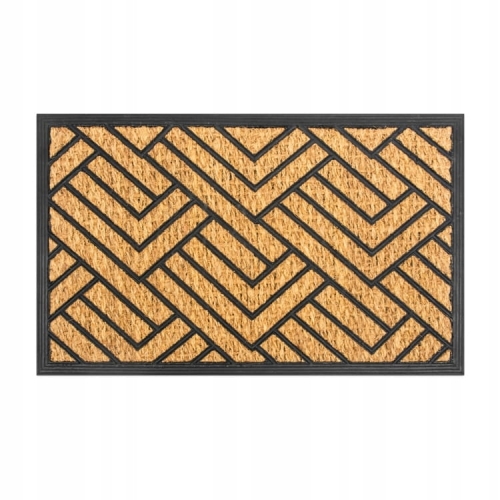 Wycieraczka kokosowa AREKA 45x60 cm – naturalna, na gumowym spodzie