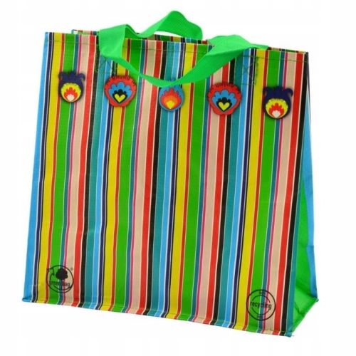 Torba na zakupy PP Kurpiowskie Etno 26x26x12 cm – styl i tradycja