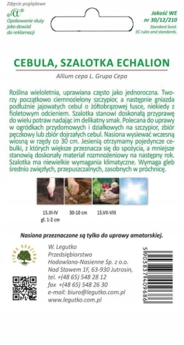 Cebula Szalotka 3 g – aromatyczna odmiana do szczypioru i cebulek