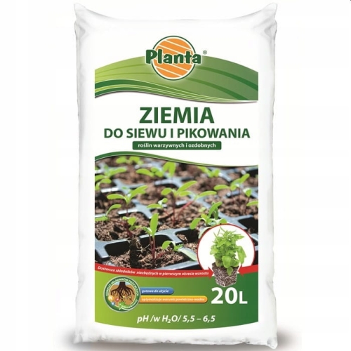 Ziemia do siewu i pikowania Planta 20 l – podłoże do rozsad