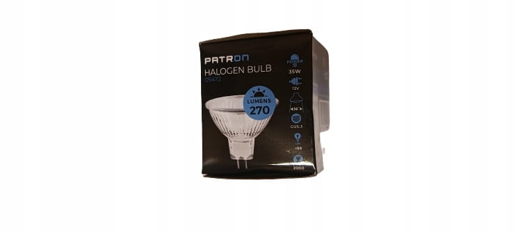 Żarówka halogenowa MR16 12V 35W 3000K GU5.3 432 lm reflektorowa