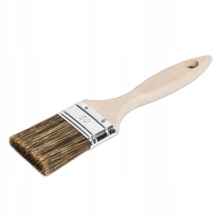 Pędzel angielski WOOD 50 mm – do lakierobejc, farb i impregnatów