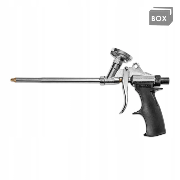 Pistolet do pianki montażowej 320 mm – aluminiowy, z regulacją strumienia