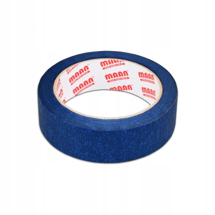 Taśma malarska niebieska 38 mm × 30 m – UV odporna, bez śladów
