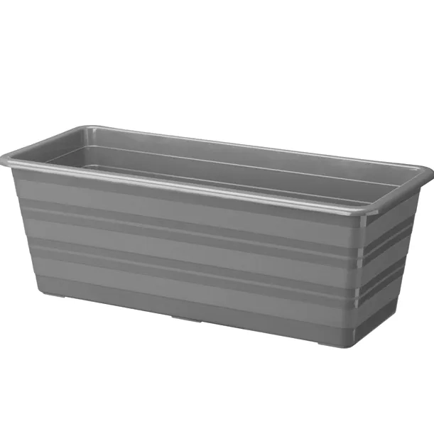 Doniczka Balkonowa DRACO 40 cm Szara – Prostokątna