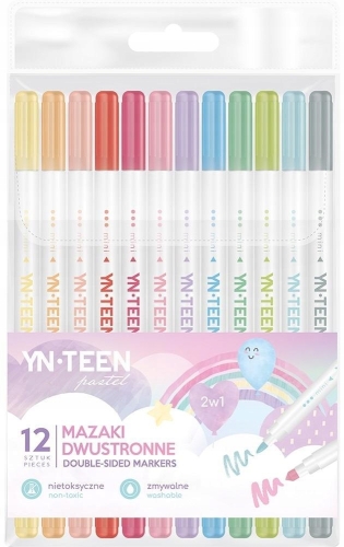 MAZAKI-DWUSTRONNE-PASTEL-12-KOLOROW-YNT-INTERDRUK
