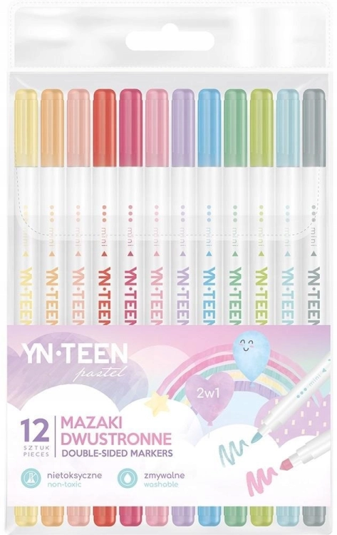 MAZAKI-DWUSTRONNE-PASTEL-12-KOLOROW-YNT-INTERDRUK
