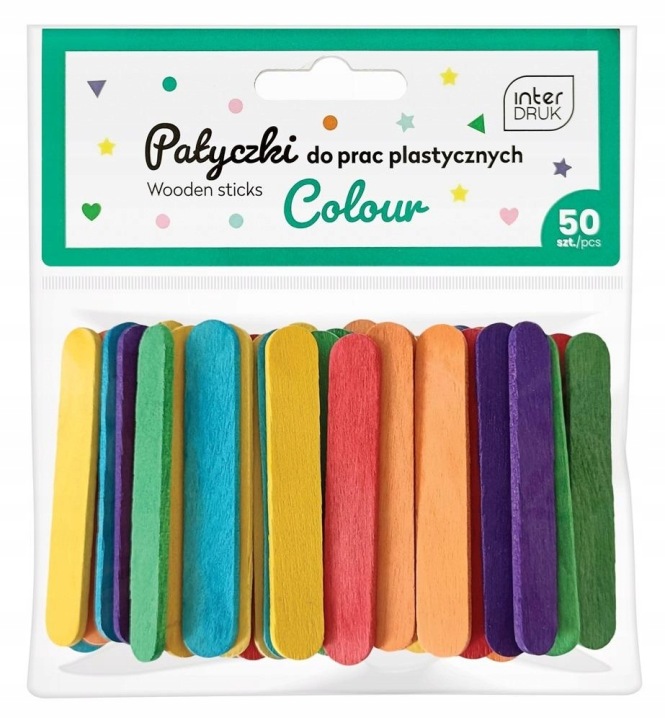 INTERDRUK-Kolorowe-patyczki-kreatywne-65x10-mm-50-szt
