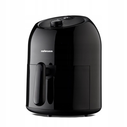 Mellerware 27111BK Crunchy Medium - czarna [frytkownica beztłuszczowa]