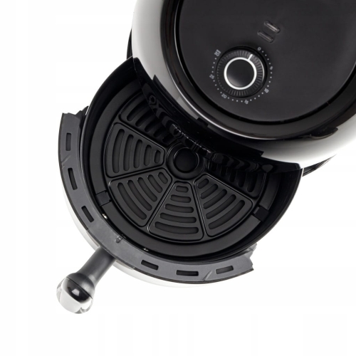 Mellerware 27111BK Crunchy Medium - czarna [frytkownica beztłuszczowa]