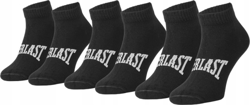 EVERLAST SKARPETY SKARPETKI STOPKI 3P CZARNE r.35-38