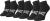 EVERLAST SKARPETY SKARPETKI STOPKI 3P CZARNE r.35-38