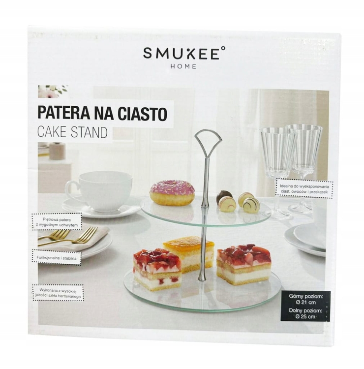 Patera Smukee 25 cm dwa poziomy