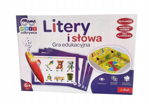 Gra edukacyjna Trefl LITERY I SŁOWA (mały odkrywca)
