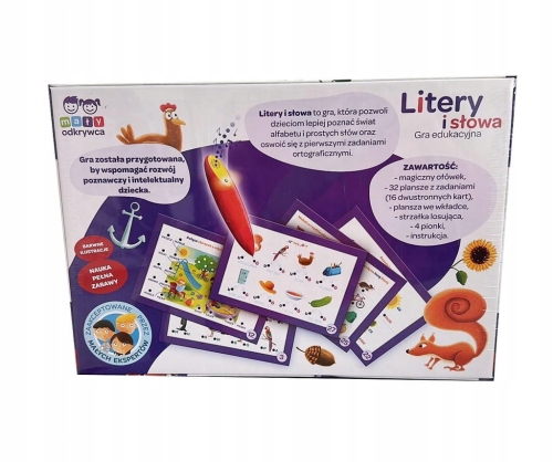 Gra edukacyjna Trefl LITERY I SŁOWA (mały odkrywca)
