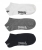 Lonsdale Skarpetki stopki LD01 wielokolorowy rozmiar 42-45