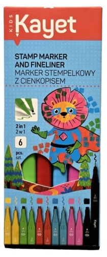 Marker do papieru Kayet 6 szt.