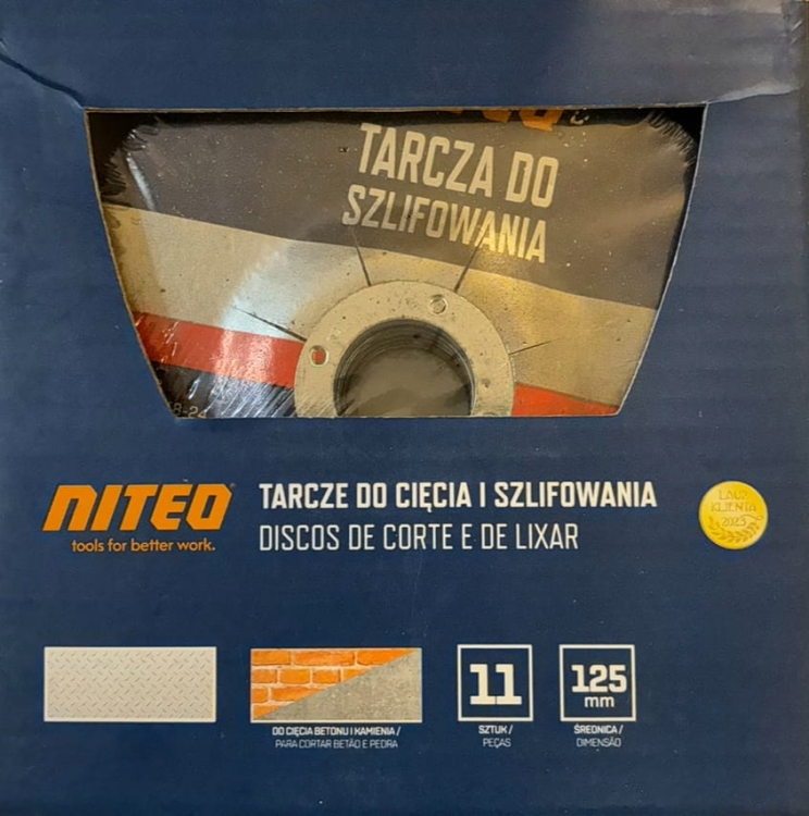 Zestaw tarcz do betonu i metalu - 11szt.