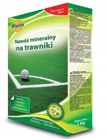 Nawóz wieloskładnikowy do trawników Planta granulat 1 kg