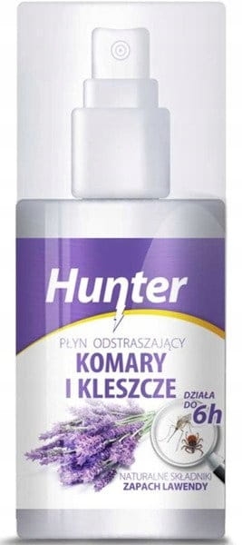 Płyn spray odstrasza na długo komary kleszcze 100% naturalny preparat 50ml