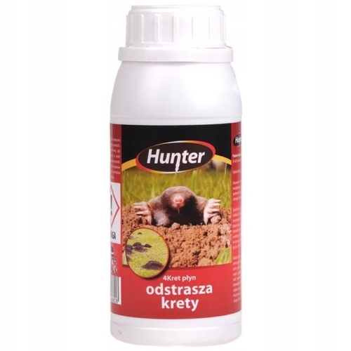 Płyn przeciwko kretom Hunter 0,5 kg odstraszasz kretów