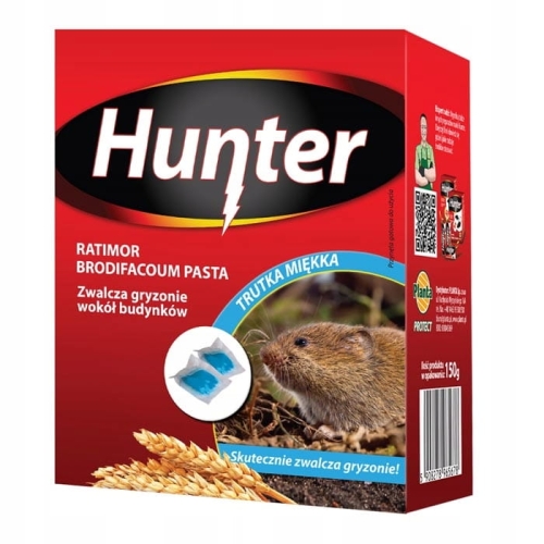 Trucizna, trutka przeciwko myszom Hunter 0,17 kg