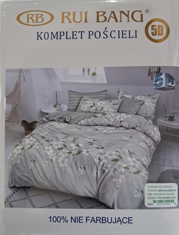 Komplet pościeli 200x220 + 2 poszewki