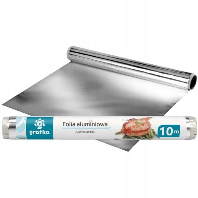 GRATKA Folia aluminiowa 10mx28cm rolka RAVI