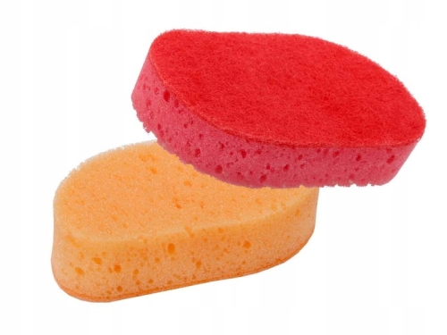 Gąbki do naczyń zmywaki kuchenne fuji ravi 3szt