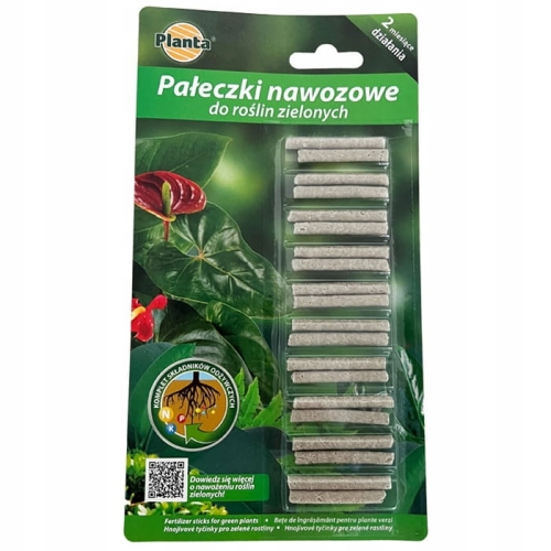 Nawóz wieloskładnikowy pałeczki do roślin zielonych Planta 0,02 kg