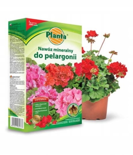Nawóz do pelargonii wieloskładnikowy Planta granulat 1 kg
