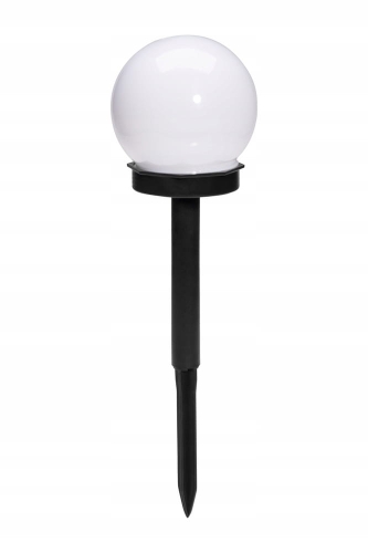 Lampa Kula solarna do ogrodu tarasów ścieżek zimne światło Diana 10cm