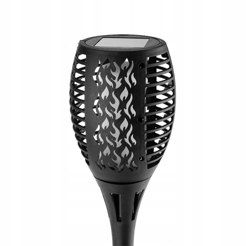 Lampa solarna wbijana Verdenia czarny 50 cm 1 szt.