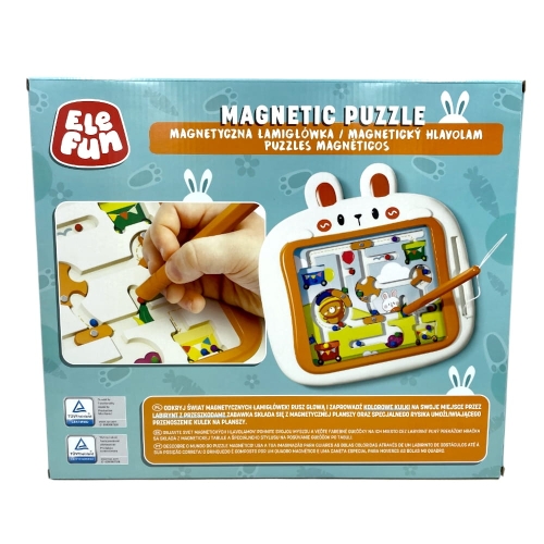 Elefun Magnetyczna Łamigłówka Magnetic Puzzle Gra Zręcznościowa 3+