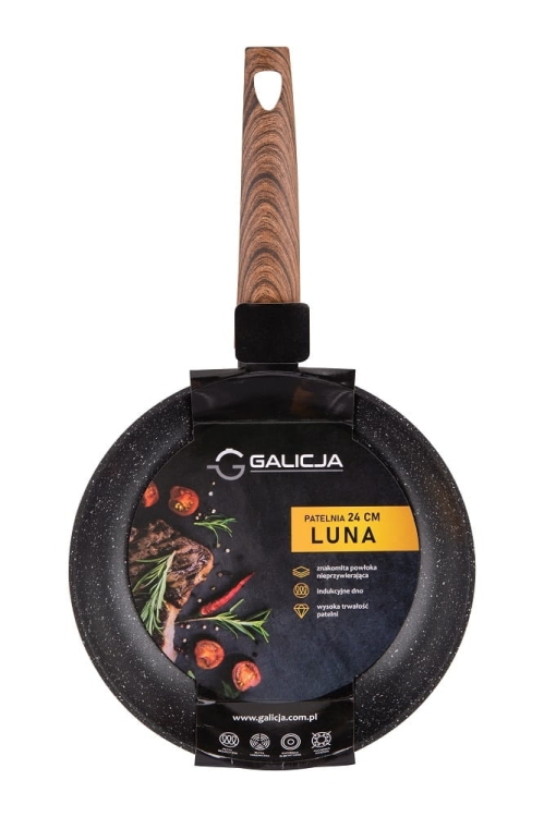 Patelnia tradycyjna Galicja 24 cm non-stick (nieprzywierająca)
